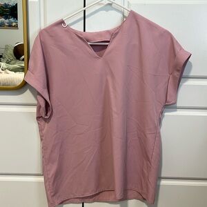 SHEIN v neck blouse